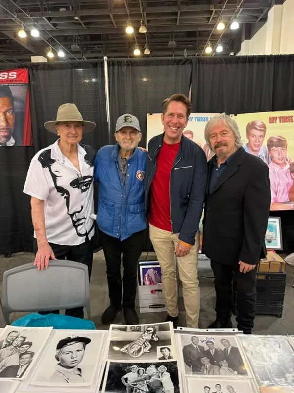 Christopher Riordan with Stanley Livingston and Billy Gray at Pasadena Comic Con