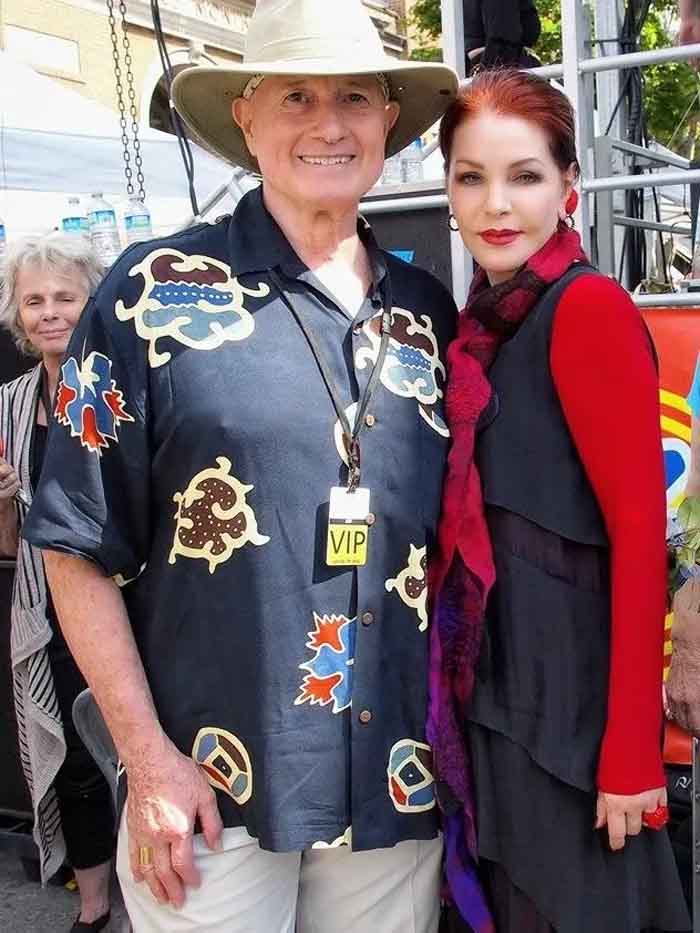 Christopher Riordan, Priscilla Presley.