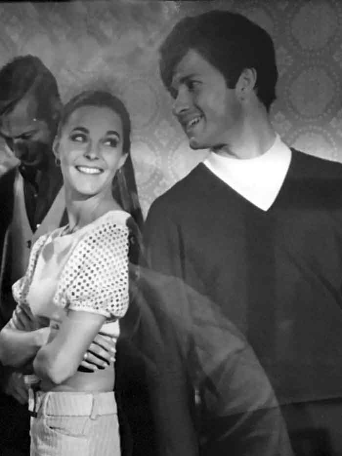 Choreographing Salli Sachse in the film Fireball 500