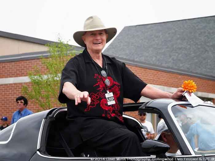 Christopher Riordan at the VIP parade
