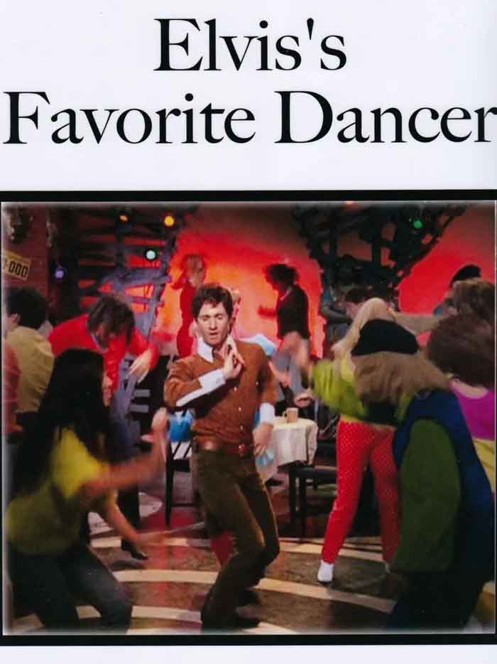 Elvis's Favorite Dancer - newspaper clipping with photo of Christopher Riordan dancing