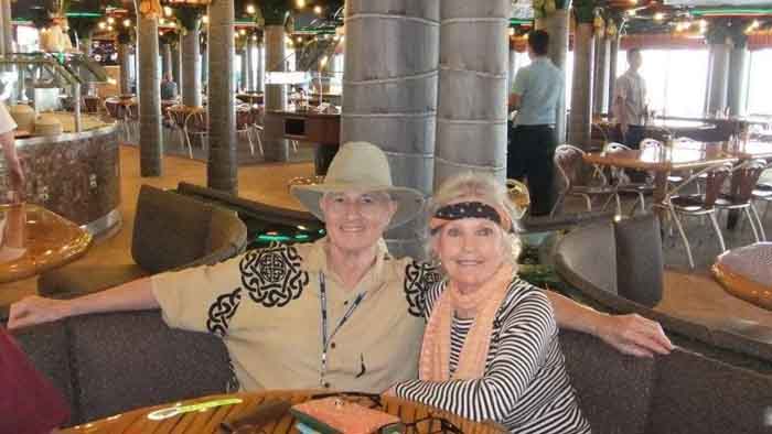 Christopher with Marlyn Mason