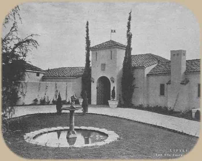 The entrance to Falcon Lair