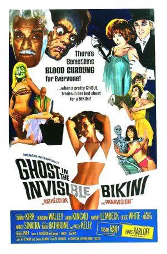 The Ghost In The Invisible Bikini movie poster