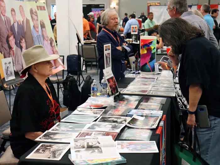 Christopher's table at the show