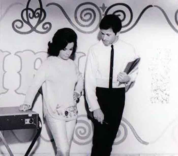 Christopher Riordan with Annette Funicello
