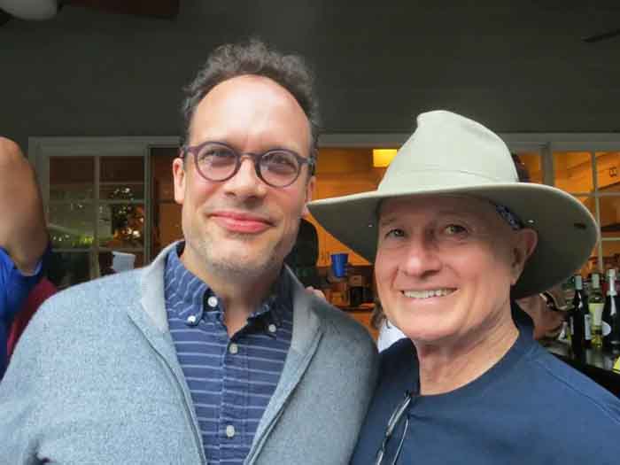 Christopher Riordan with Diedrich Bader