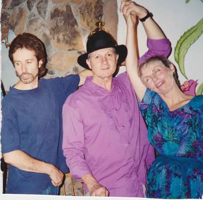 Christopher Riordan with George Chakiris and Shirley Patton
