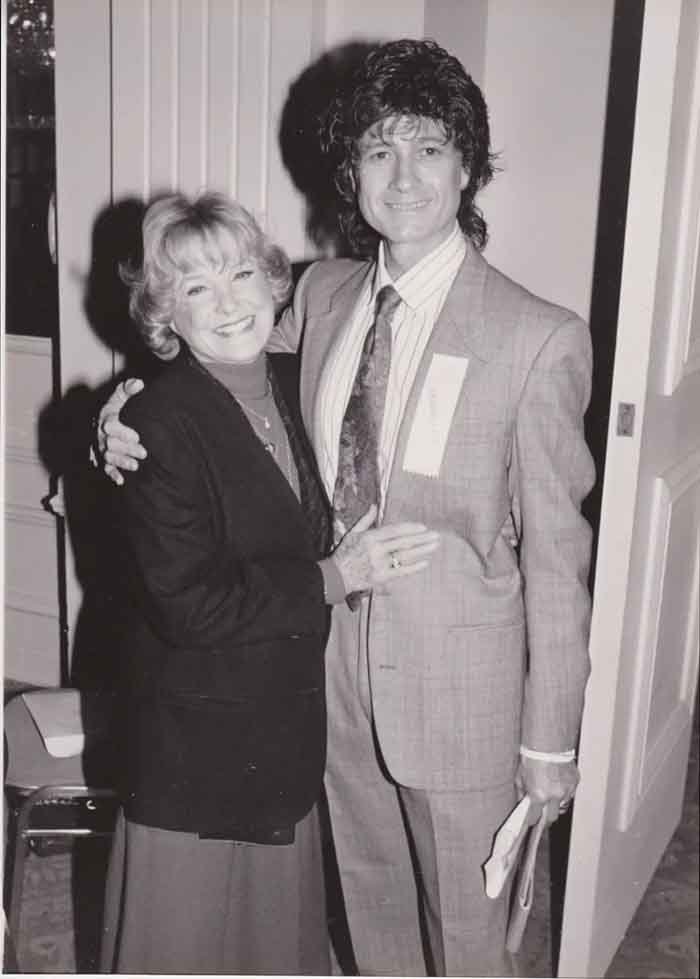 Christopher Riordan with June Allyson