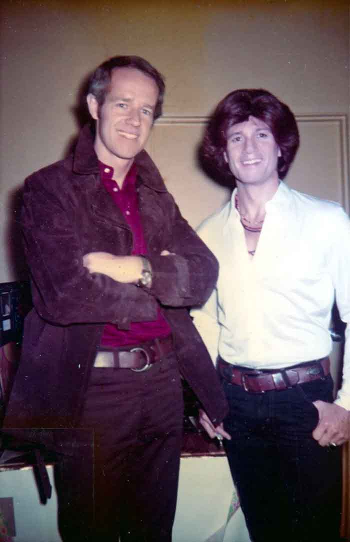 Christopher Riordan with Mike Farrell