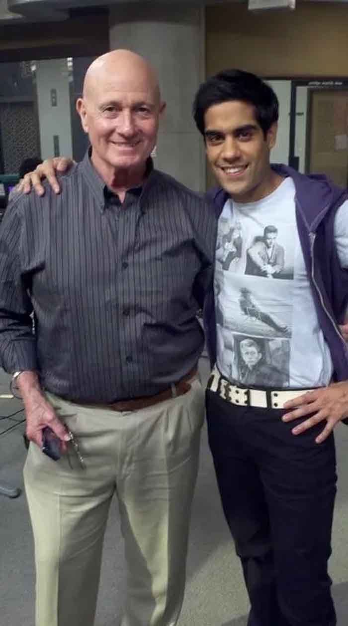 Christopher Riordan with Sacha Dhawan