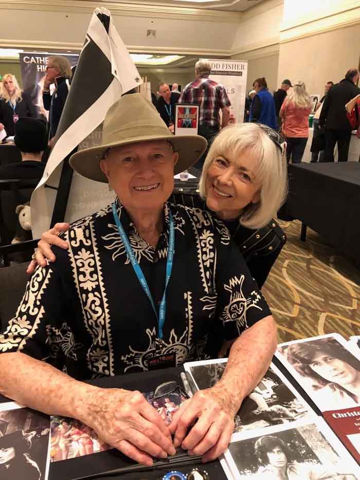 Christopher Riordan with Sandy Martindale