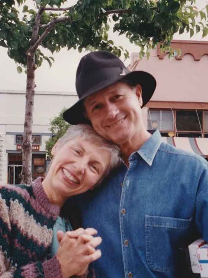 Christopher Riordan with Shirley Patton