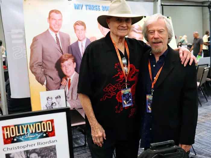 Christopher Riordan with Stanley Livingston