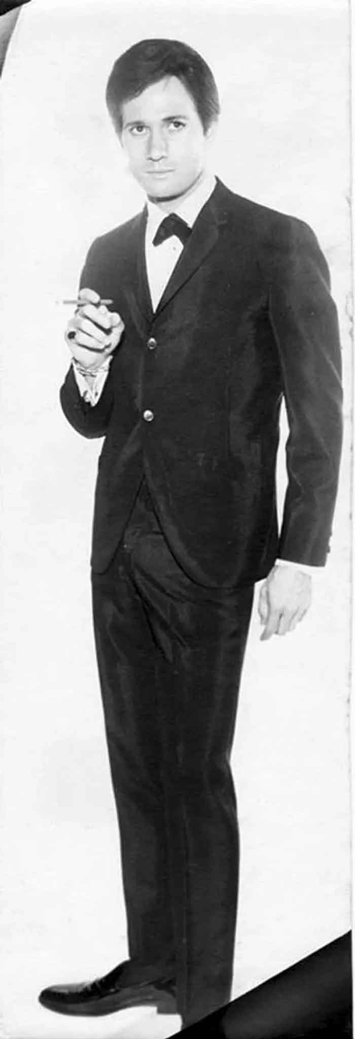 Christopher as James Bond publicity photo
