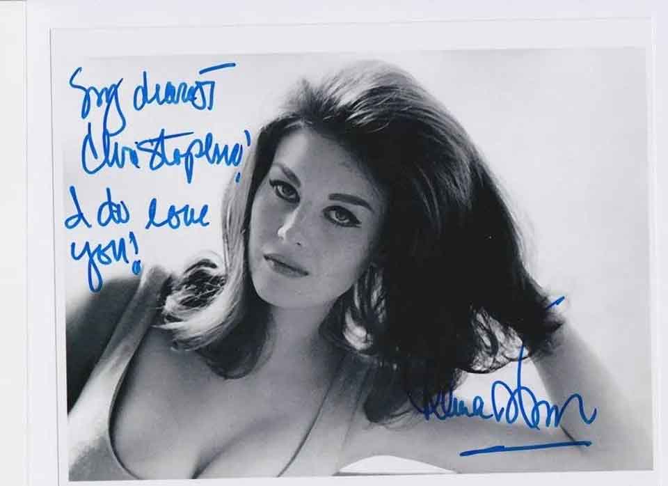Lana Wood autographed photo