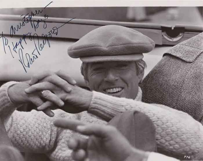 Robert Redford autographed photo