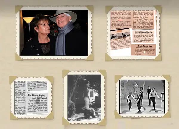 Scrapbook of press clippings and photos