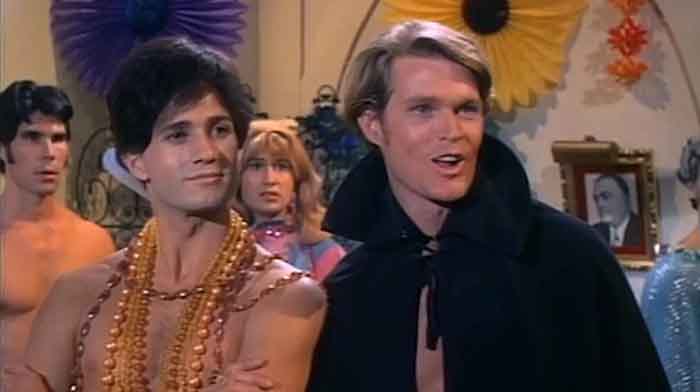 Christopher and Larry Casey in a scene from the movie
