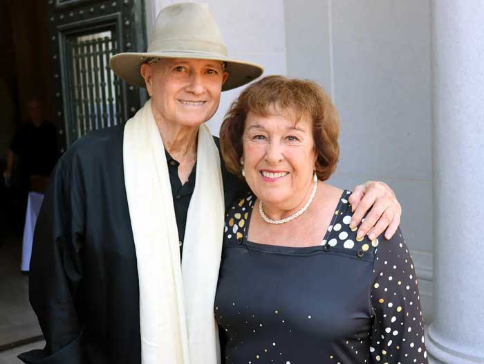 Christopher Riordan with Sylvia Valentino Huber