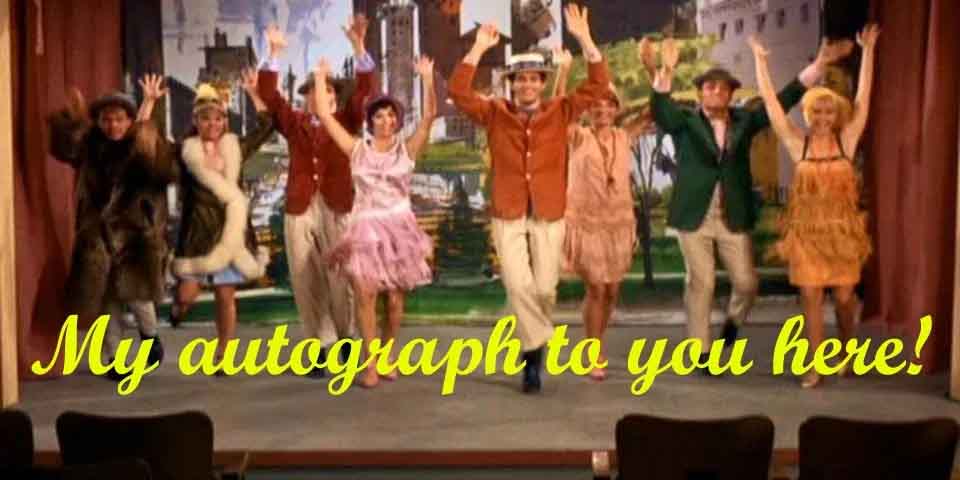 Sample autographed photo